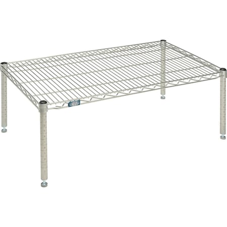 Poly-Z-Brite Wire Dunnage Rack, 21W X 36L X 14H